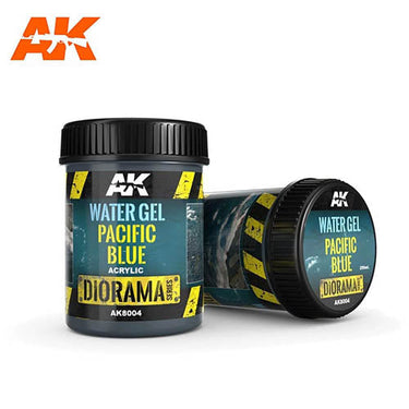 AK Interactive AK8004 Water Gel Pacific Blue - 250ml (Acrylic)
